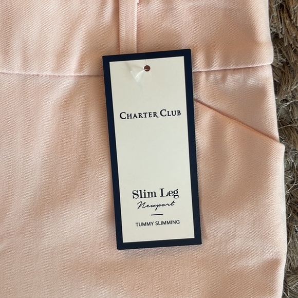 Charter Club Newport Tummy Control Slim Leg Pants - Picture 9 of 9